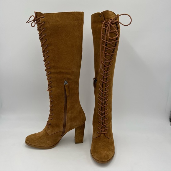 Matisse Shoes - MATISSE Princely Lace-up Suede Knee-high Boots